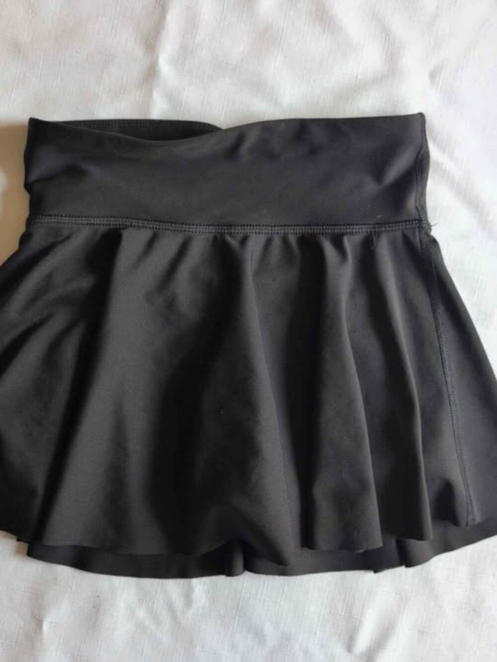 Old Navy Kids PowerSoft High-Waisted Athletic Skort Skirt Black